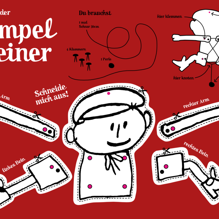 Bastelbogen Hampelheiner