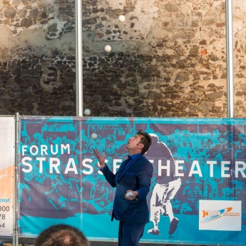 Forum Strassentheater auf dem 68. Darmstädter Heinerfest, 28.6. - 2.7.2018, (Foto: Christoph Rau, www.christoph-rau.de)