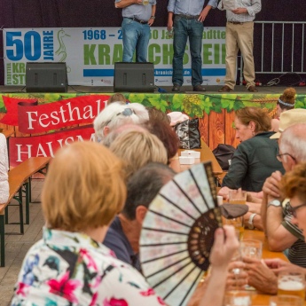 Stadtteilfrühschoppen Kranichstein, 68. Darmstädter Heinerfest, 28.6. - 2.7.2018, (Foto: Christoph Rau, www.christoph-rau.de)