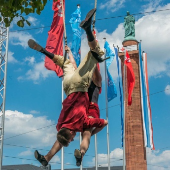 Circus Waldoni, 68. Darmstädter Heinerfest, 28.6. - 2.7.2018, (Foto: Christoph Rau, www.christoph-rau.de)