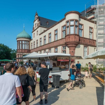 Weindorf im Schloss, 68. Darmstädter Heinerfest, 28.6. - 2.7.2018, (Foto: Christoph Rau, www.christoph-rau.de)
