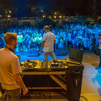 "Petko" beim HipHop Jam, 68. Darmstädter Heinerfest, 28.6. - 2.7.2018, (Foto: Christoph Rau, www.christoph-rau.de)