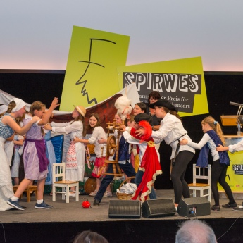 Spirwes-Preisverleihung im Staatstheater Darmstadt an Krimiautor Andreas Breidert und die Junge Bühne Ohlebach, 25. Juni 2017 (Foto: Christoph Rau, www.christoph-rau.de)