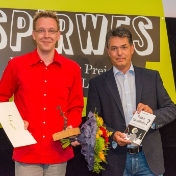 Spirwes-Preisverleihung im Staatstheater Darmstadt an Krimiautor Andreas Breidert und die Junge Bühne Ohlebach, 25. Juni 2017 (Foto: Christoph Rau, www.christoph-rau.de)