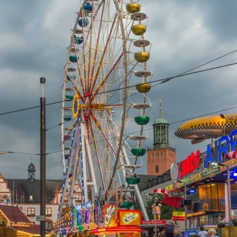 Marktplatz, 68. Darmstädter Heinerfest, 28.6. - 2.7.2018, (Foto: Christoph Rau, www.christoph-rau.de)