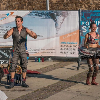 Forum Straßentheater, 68. Darmstädter Heinerfest, 28.6. - 2.7.2018, (Foto: Christoph Rau, www.christoph-rau.de)